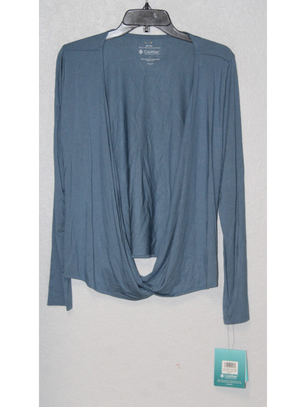 NEW Coolibar Vrae Long Sleeve Everyday Fashion Wrap LARGE UPF 50 Outdoor Beach